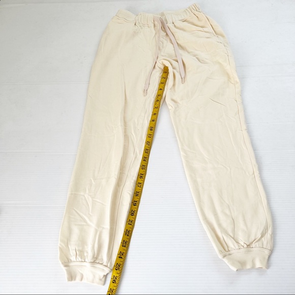 Vitamin A NWT Ecosoft Joggers Ecru, S - Picture 6 of 9